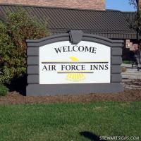 Military Sign for Air Force Inns