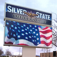 Military Sign for MWR - Nas Fallon