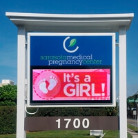 Business Sign for Sarasota Pregnancy Center