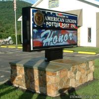 Civic Sign for American Legion Post 192