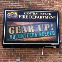 Municipal Sign for Central Nyack Fire Department
