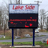 Municipal Sign for Cayuga Nation of Indians - Entertainment 1