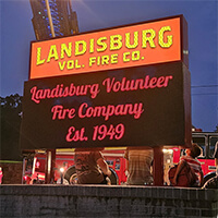 Municipal Sign for Landisburg Fire Company