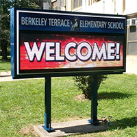 School Sign for Berkeley Terrace School