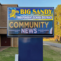 School Sign for Big Sandy Independent School District