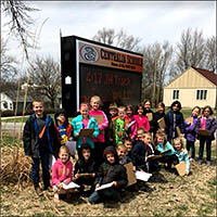 School Sign for Centralia High School