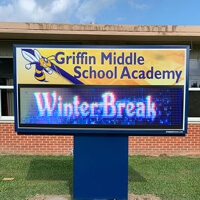 School Sign for Griffin Middle School Academy