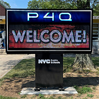 School Sign for P 4q