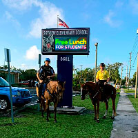 School Sign for Skyview Elementary School