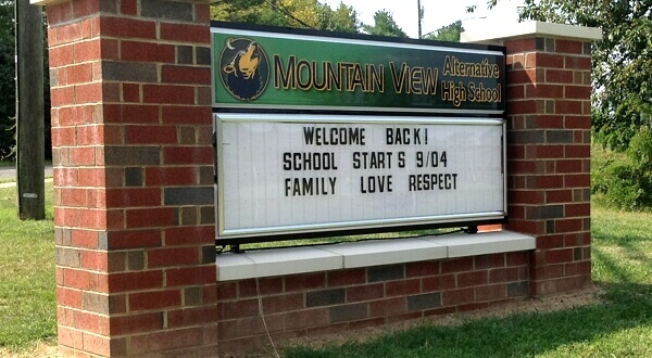 Masonry-Mount Sign Installation