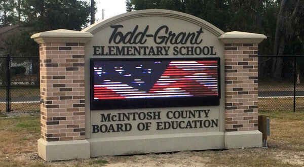 Monument Sign Installation